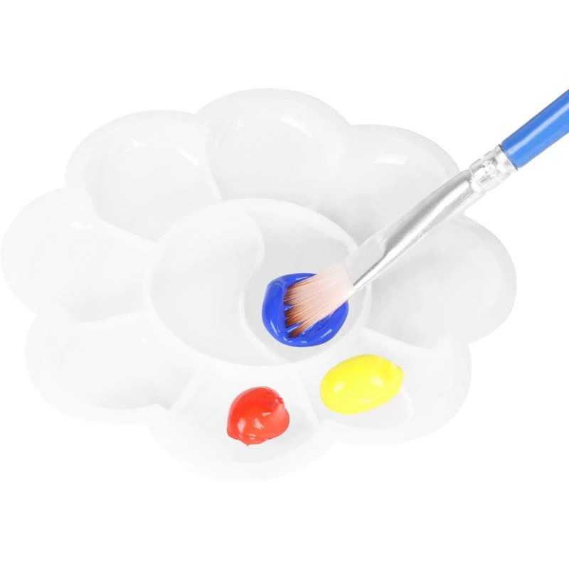 Детская живопись пластиковая палитра 8,5 см Акварельная гуашь палитра цветов сливы Pigment Art Палитра оптом