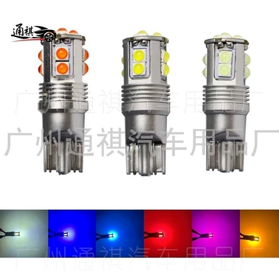 Cross-Border New High-Brightness Automotive Led Light T10 3030 11-Light Decoding Width Indicator Bulb Turn Signal Tail Light Reading Light