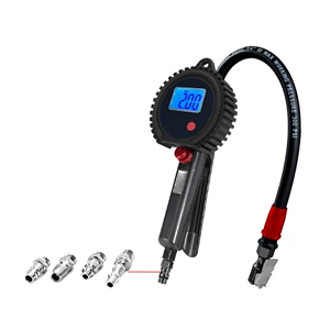 [Supports Oem] Tire Pressure Gauge Digital Display Car Tire Inflator Tire Pressure Monitor