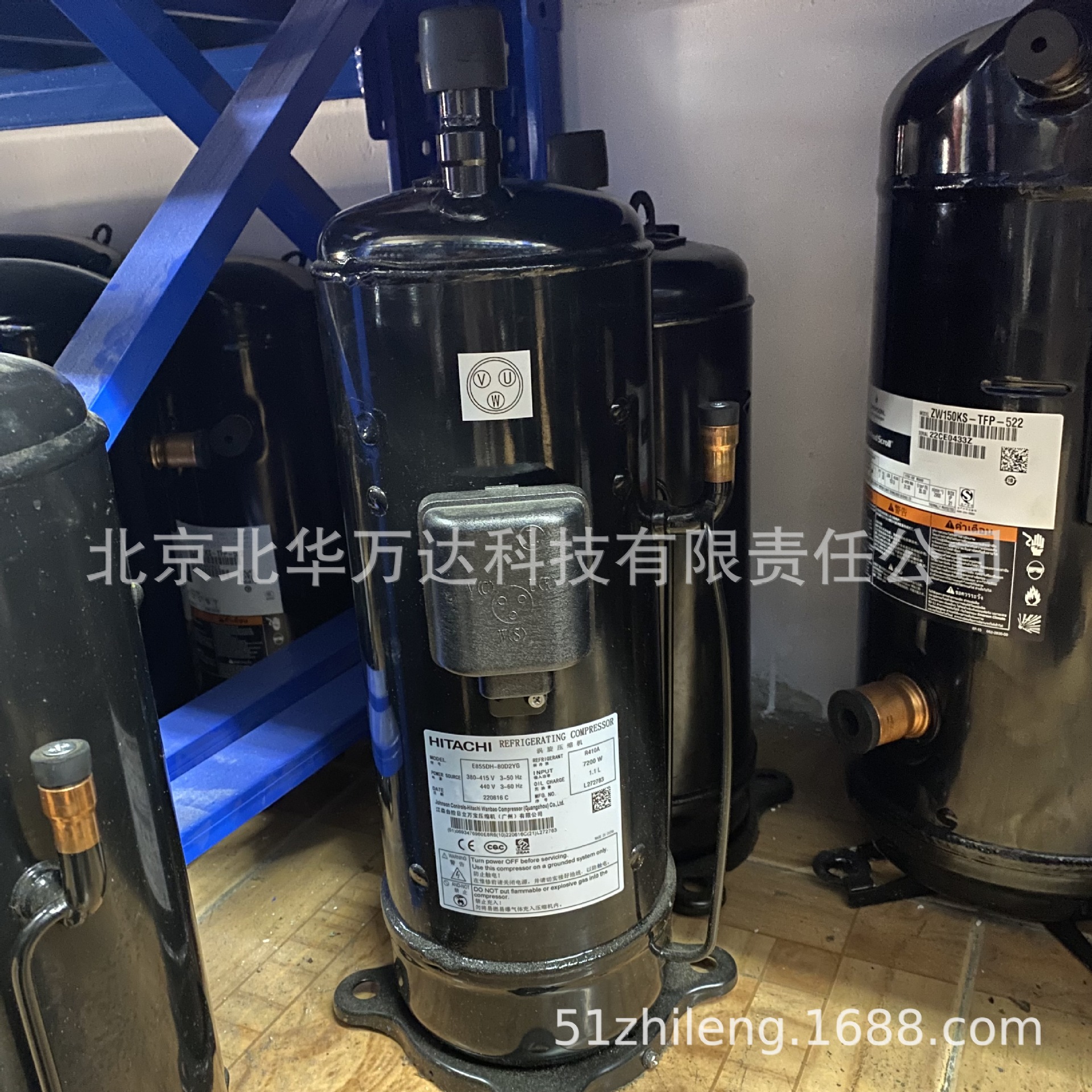 5匹空调压缩机403DH-64C2Y并联制冷压缩机制冷压缩机403DH-64C2Y