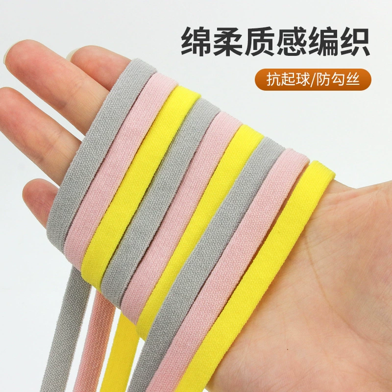 Источник оптовая продажа новых цветных спандекса без связки без эластичные ленивые шнурки