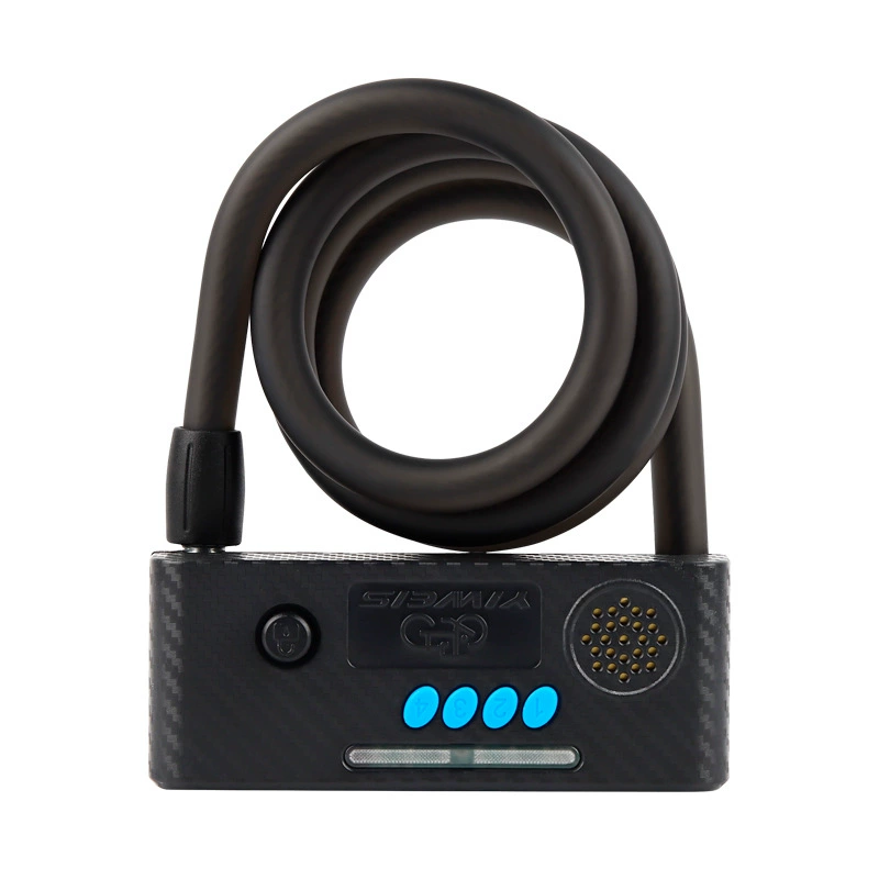 Newly upgraded smart steel rope lock conservative conservatory bicycle long -range steel cable lock mobile phone Bluetooth control smart lock