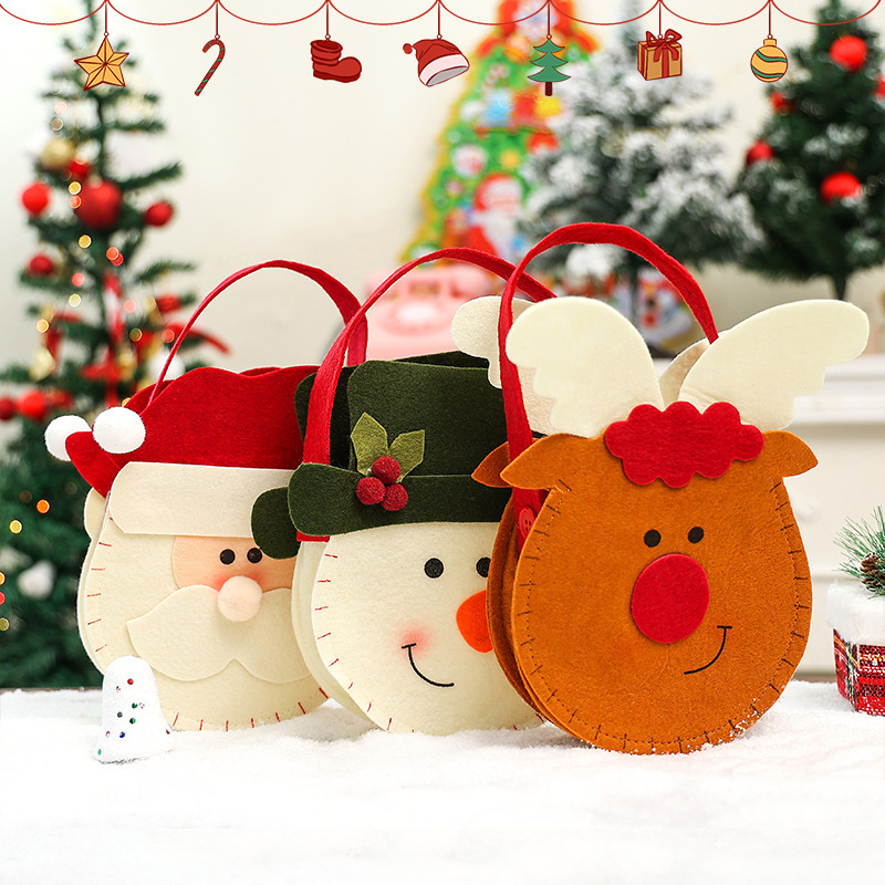 クリスマスプレゼント袋キャンディー袋不織布クリスマス平安夜リンゴ袋プレゼント袋平安果包装箱|undefined