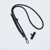 Mobile phone, adjustable strap