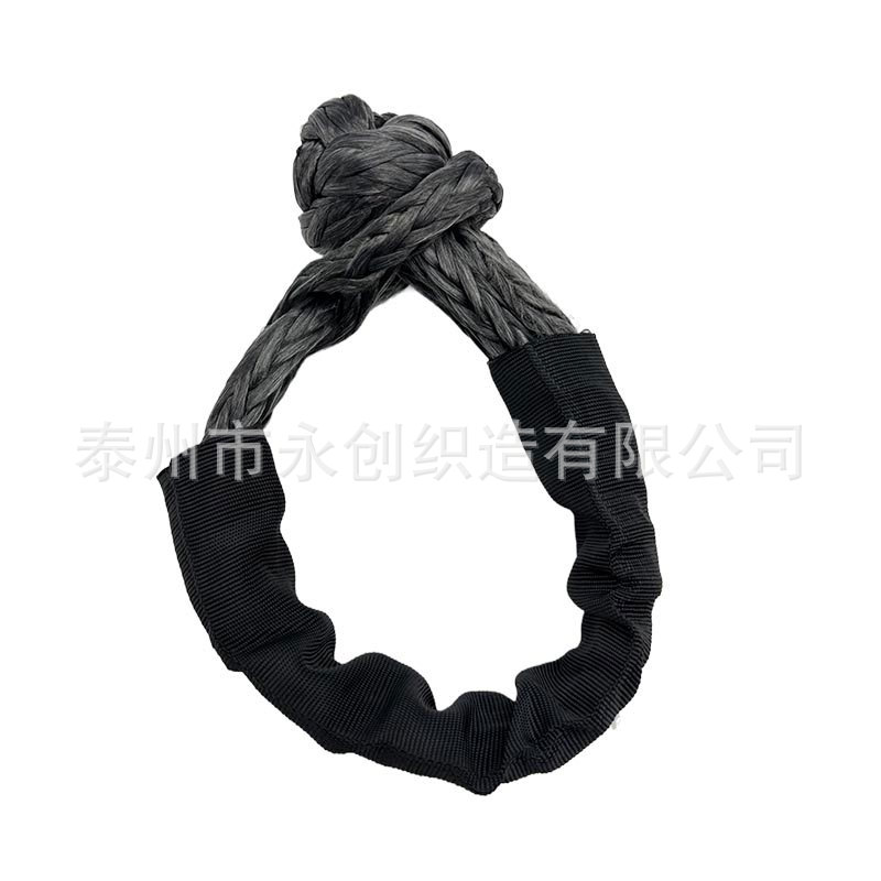 Rescue Winch Rope – Yue Ye Che Trailer rope/net/strap - soft-shackle-17-tons-black