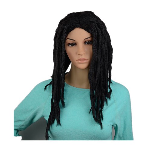2019 New Reggae Messy Double Dutch Braids Wig Ball Cosplay Brown African Braids Wholesale