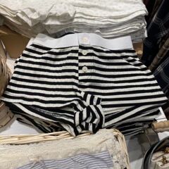 Bm風の家のストライプの三粒のボタンは色の穴の目にぶつかってズボンの女性bmの弾力の身の多色の熱いズボンの平角のズボンを緩めます。