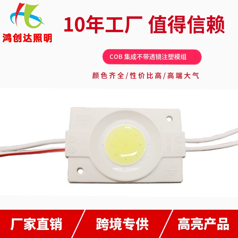 SOURCE Заводская трансграничная специальная LEDCOB интегрированная светящаяся словесная лампа без линзы модуль литья под давлением для мотоциклетной лампы