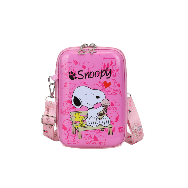 Creativo y simple 2025 nueva tendencia de moda bolso de cáscara de huevo para niños bolso de mensajero de hombro fresco y dulce para mujer de dibujos animados