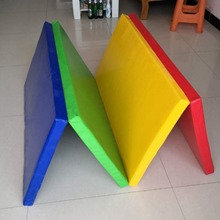运动馆体操三折四折五折珍珠棉体操垫折叠 PVC布舞蹈海绵体操垫