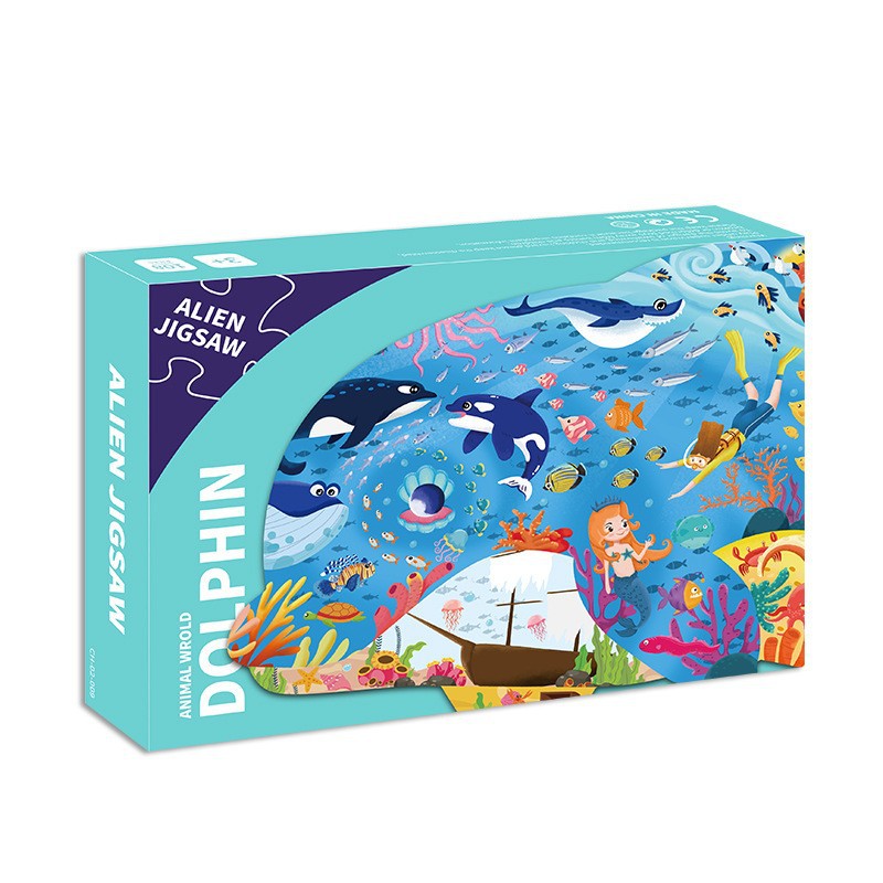 100 rompecabezas de dibujos animados niños educación infantil en forma especial rompecabezas dinosaurio rompecabezas animal kindergarten rompecabezas al por mayor