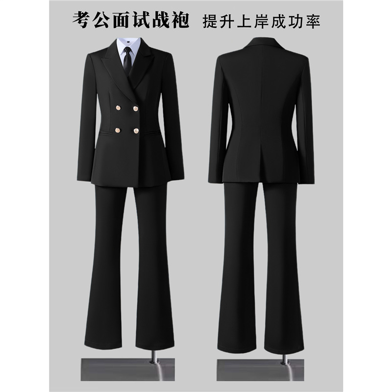 大学生公务员面试正装女套装高级感小个子西装外套职业西服工作服