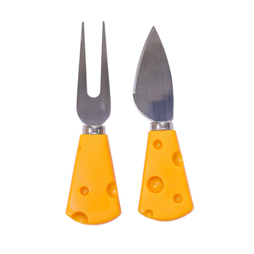 Cheese cheese fruit knife fork spoon creative cute western tableware butter toast jam spread knife small fork