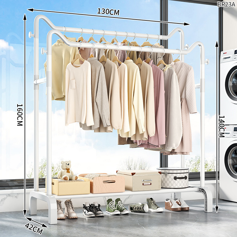 [고양이귀 더블폴 모델] 롱 130cm - 클래식 화이트