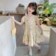 Girls' dress 2025 Summer New Children's Western-style Floral Skirt Korean-style Short-sleeved Princess Dress Trendy
