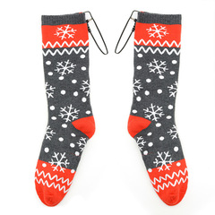 Cross-border full sole heating socks Ski electric heating socks USB charging warm socks Modal cotton electric heating