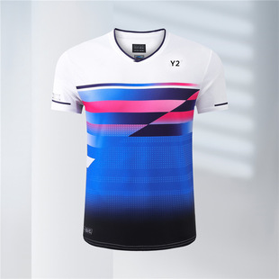 New Feather Suit Men's and Women's Short-sleeved Children's Quick-drying Boys and Girls Student Training Suit Tennis Suit Competition Suit Summer 393