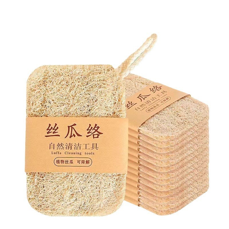 天然ヘチマの芯を使った食器洗い、鍋拭き、油汚れ落としスポンジ、掃除用ブラシ、キッチン用たわし、万能ブラシ、食器洗い、コンロ拭き|undefined