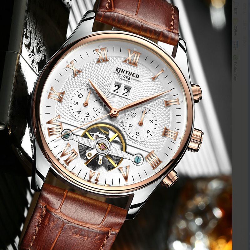 men's mechanical wrist watch
