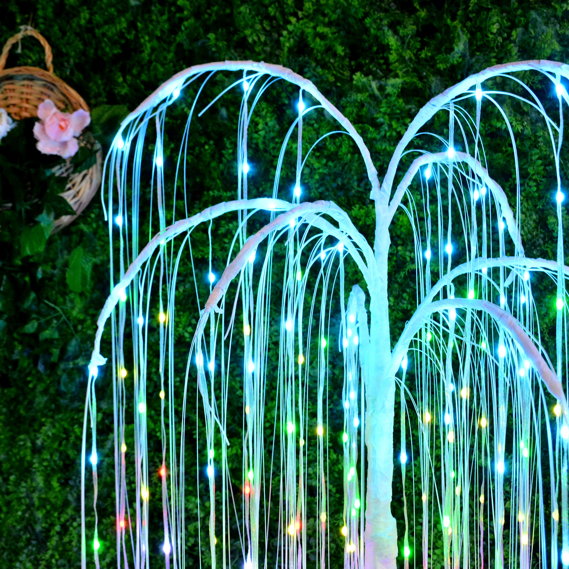 LED树灯 点控RGB柳树灯 仿真遥控装饰灯户外防水家居庭院氛围灯饰