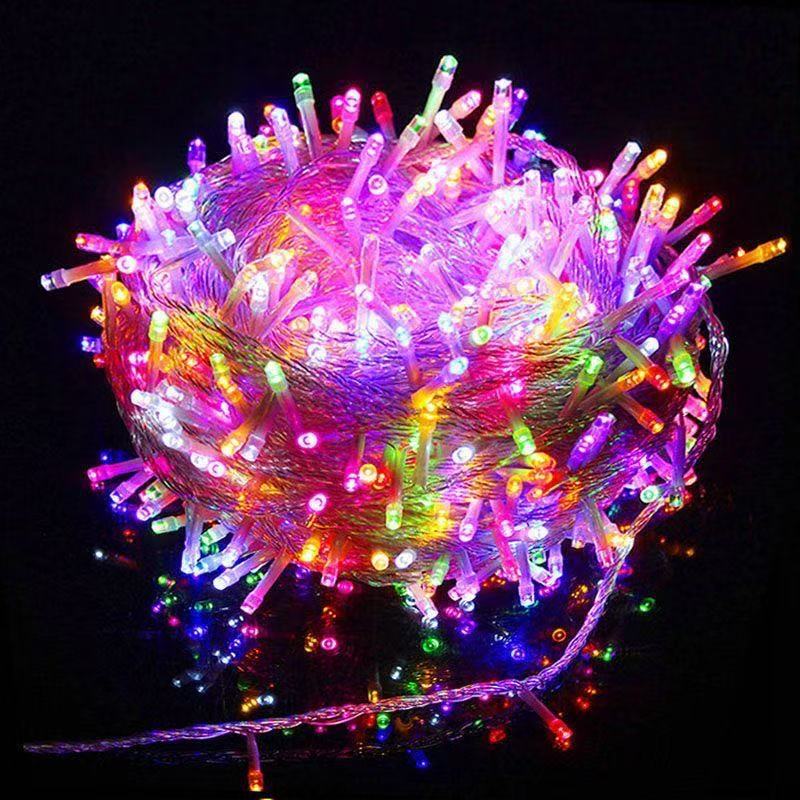 Led Colored Lights Project-Style Flashing String Lights, Fairy Lights, Outdoor Color-Changing Lights, Popular Room Decoration, Bedroom Decoration