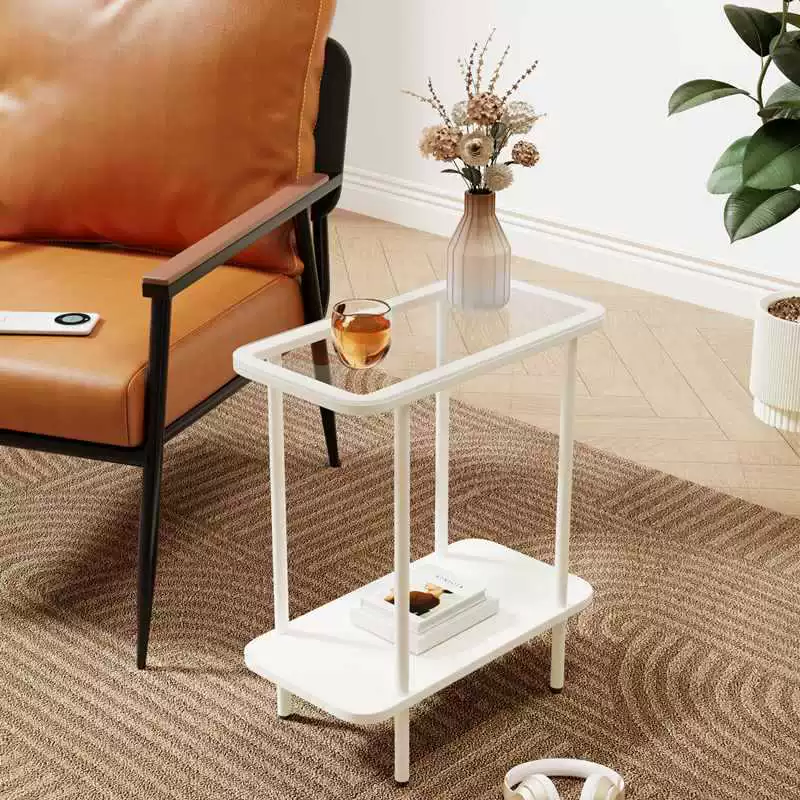 ✅ Узкий приставной столик для дивана, простой приставной столик для кресла, легкий люкс для дома, узкий угловой столик, прикроватный столик, маленький чайный столик.