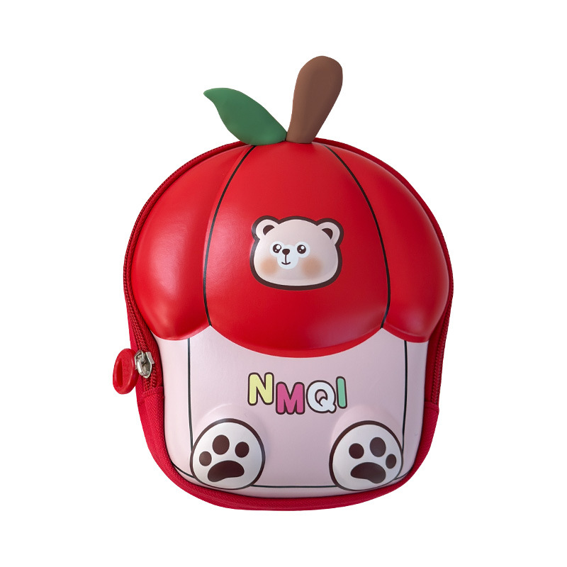 Caricatura lindo oso para niños y niñas bolsos de pecho de cáscara de huevo ligero bolsos de mochila para bebés 2025 nuevo bolsos de impresión para niños