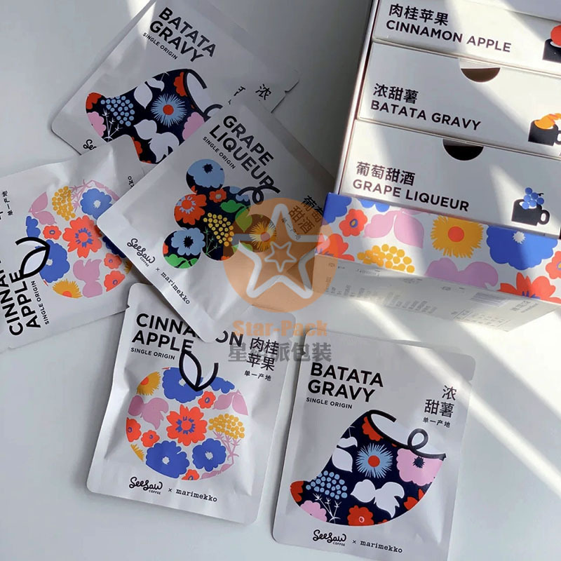 SEESAW长颈鹿10克挂耳咖啡包装袋铝箔袋