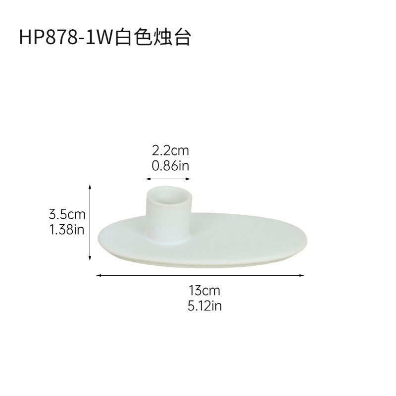 Candelabro blanco hp878 - 1w