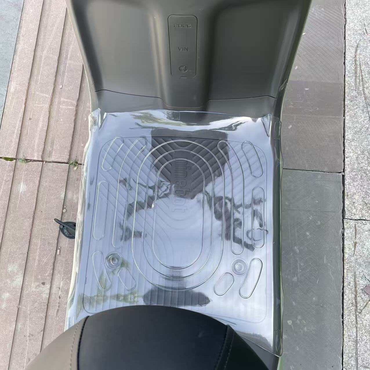 Suitable for Ninebot A260 Electric Scooter, Transparent Foot Pads, Thickened Original Edge-Bound Foot Pads, Waterproof, Wear-Resistant, Durable Footrests