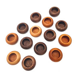 厂家批发黑胡桃居家复古居家储物盒风铃铛挂饰木质工