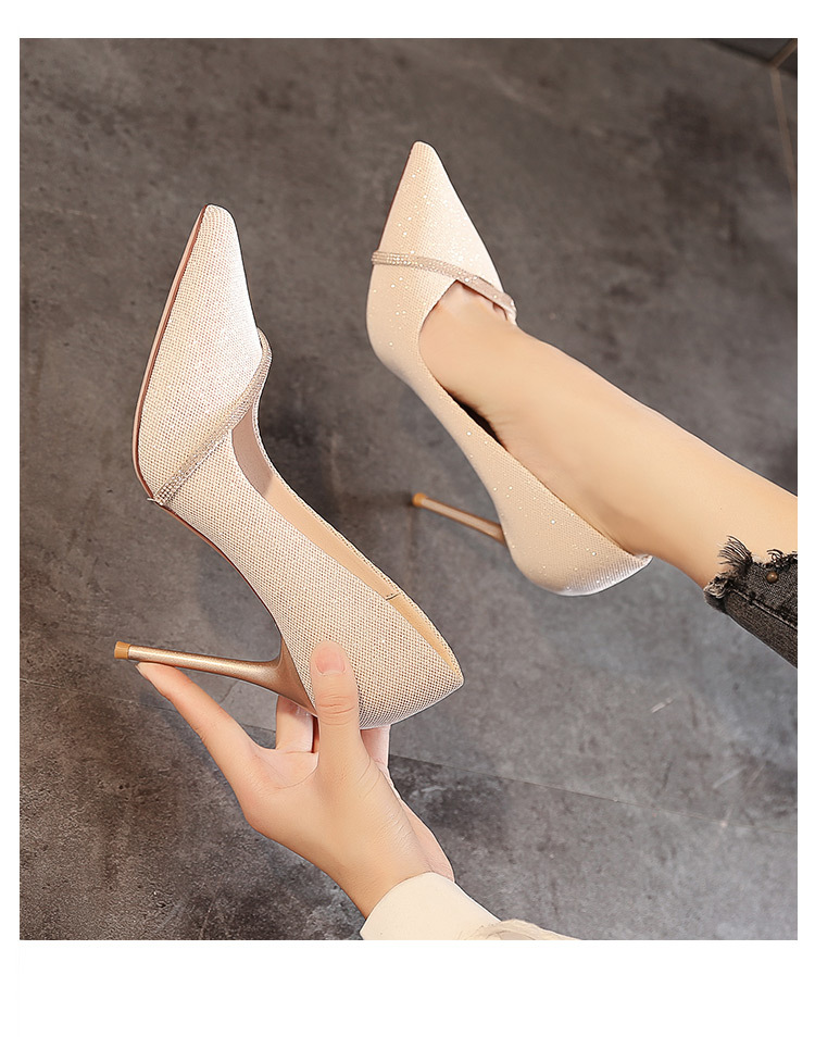 Women's Elegant Solid Color Point Toe Pumps display picture 4