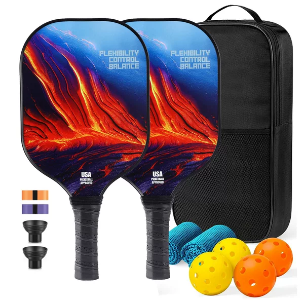 Pick racket silicone ball remover PU hand glue handle accessories USAPA certification competition special glass fiber racket