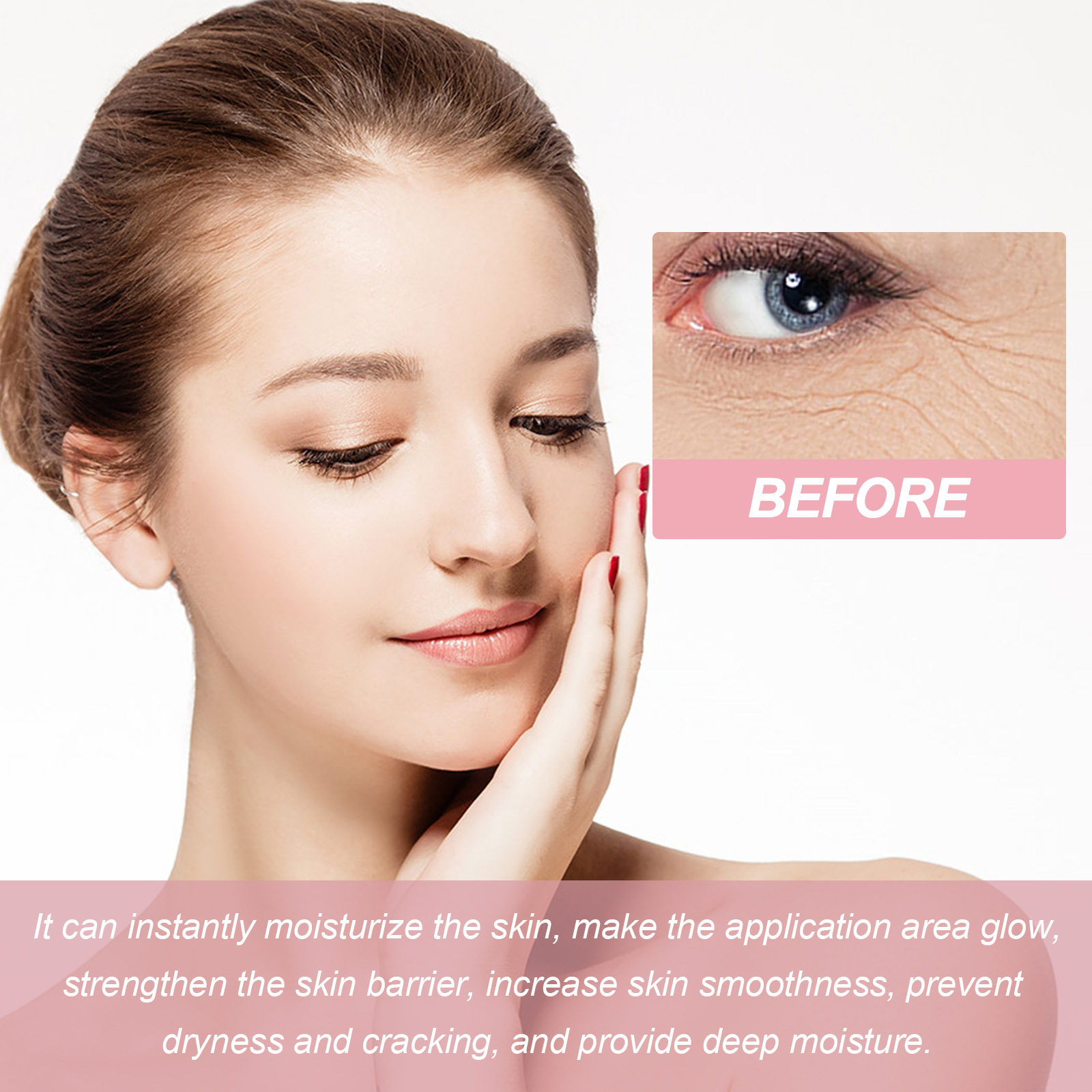 mars Creme Hidratante Antirrugas Hidrata a pele, clareia linhas finas ao redor dos olhos, rosto, pescoço e_voghion.com