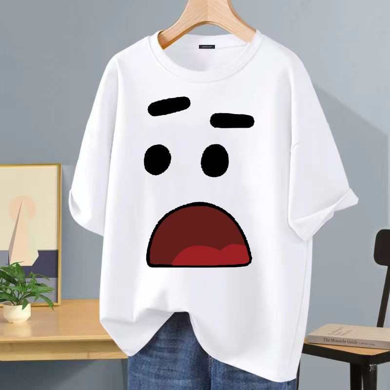 Camiseta de seda helada Hong Kong vientos de diseño letra impresa de cuello redondo camiseta de manga corta para hombres moda versátil hombre casual image 15