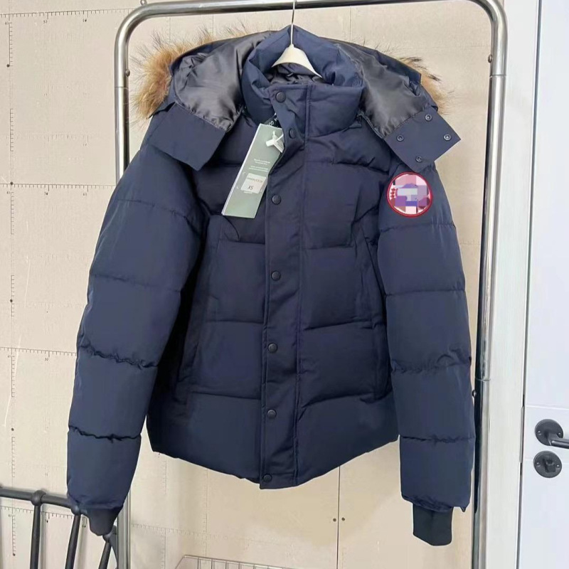 新款大鹅正确版大口袋高端情侣派克棉服加厚连帽男女防风保暖外套|undefined