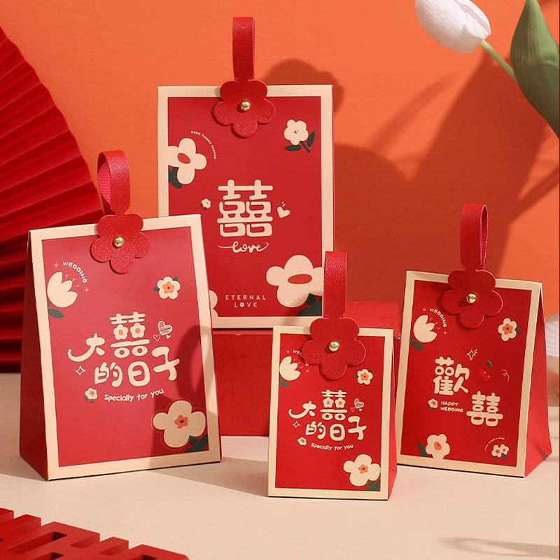 Новая Высококачественная портативная Свадебная коробка для конфет, креативная ручная подарочная упаковка, коробка для конфет, Свадебная подарочная коробка для конфет