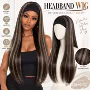 自然欧美headband渐变色发带