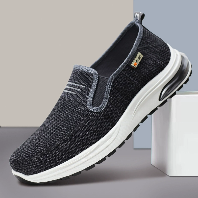 Дышащая мужская обувь, летающая тканая легкая пара, мужская и женская старая Пекинская Тканевая обувь, внешнеторговые трансграничные кроссовки, 2023 год, обувь на воздушной подушке