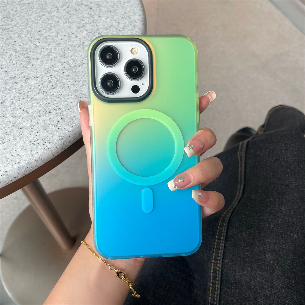 Magnetisch iphone hoesje met laserverloop en matte afwerking_voghion.com