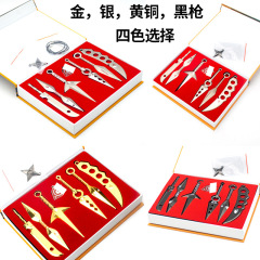 火影忍者動漫周邊武器模型阿斯瑪苦無飛段四代目兵器掛件工藝品