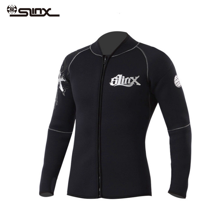 SLINX thickened diving suit 5mm suede inner thermal split diving suit surfing diving suit jacket in stock
