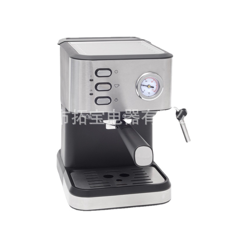 Coffelady oficina en el hogar pequeña máquina de espuma de leche de vapor semiautomática italiana concentrada máquina de café integral