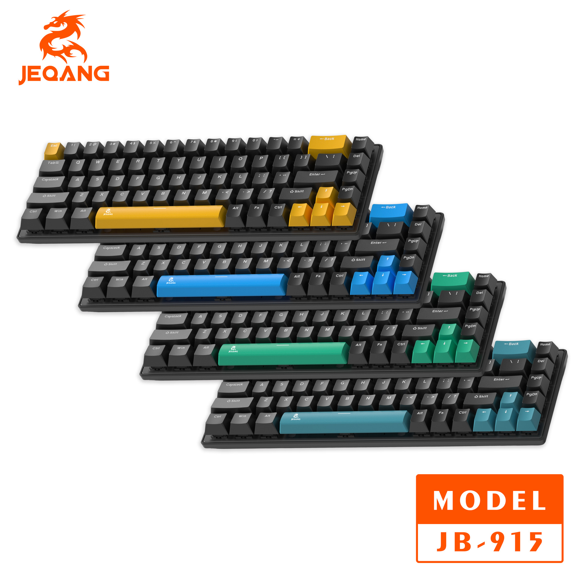 Mechanical Wireless Bluetooth Keyboard With Backlight Display_voghion.com