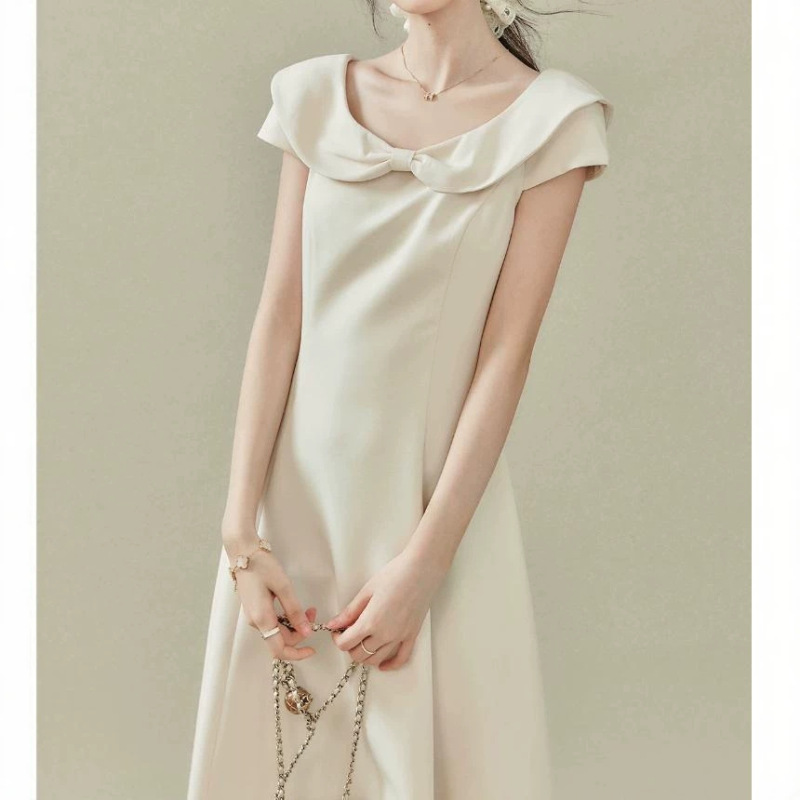 《Princess Jenny 2.0》Doll Collar Bow Dress Women's Summer Sleeveless Waist-Cinching Princess Dress 《Princess Jenny 2.0》Doll Collar Bow Dress Women's Summer Sleeveless Waist-Cinching Princess Dress