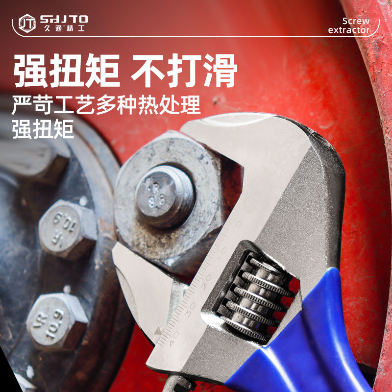 Llave ajustable de plástico llave abierta luz mango corto llave ajustable abierta grande llave ajustable multifuncional