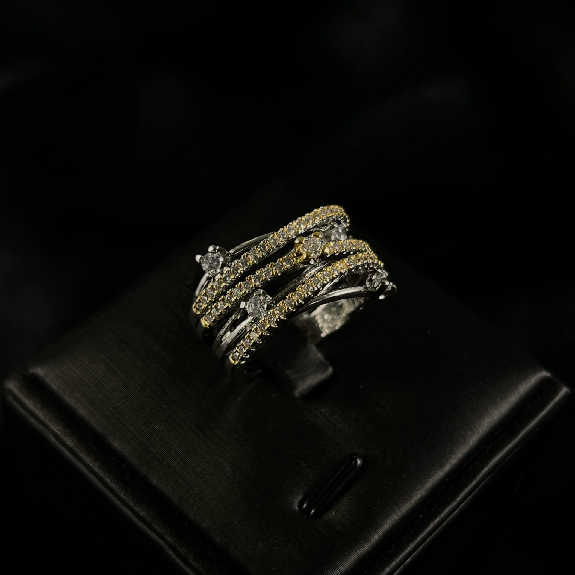 Fashionable accessory, universal copper ring, light luxury style, 3 colors