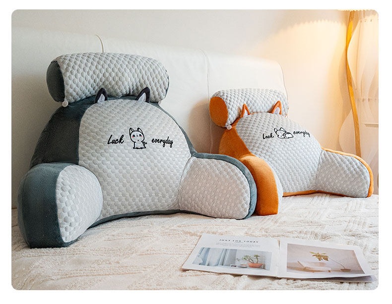 Suitable for Bed Headboard Cushions, Soft Bed Pillows, Large Backrest Cushions, Throw Pillows for Girls, Sofa Lumbar Support Pillows, and Dormitory Use