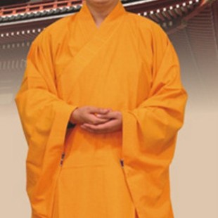 Wholesale Haiqing Taiwan Hemp Layman's Clothing, Monk's Breathable Summer Meditation Clothing, Long Shirt, Haiqing Coat, Robe, Monk's Clothing