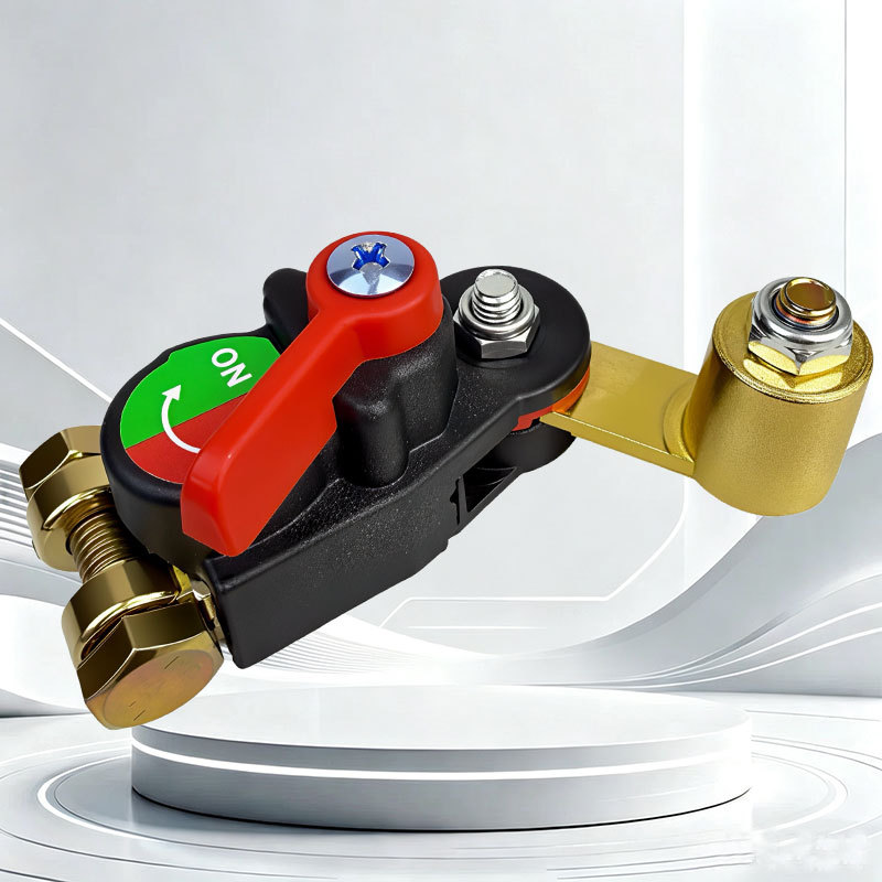 12V Car Battery Disconnect Switch, 24V Heavy Truck Power Master Switch, Blade Switch for Excavator and Agricultural Vehicle, Pure Copper Modification